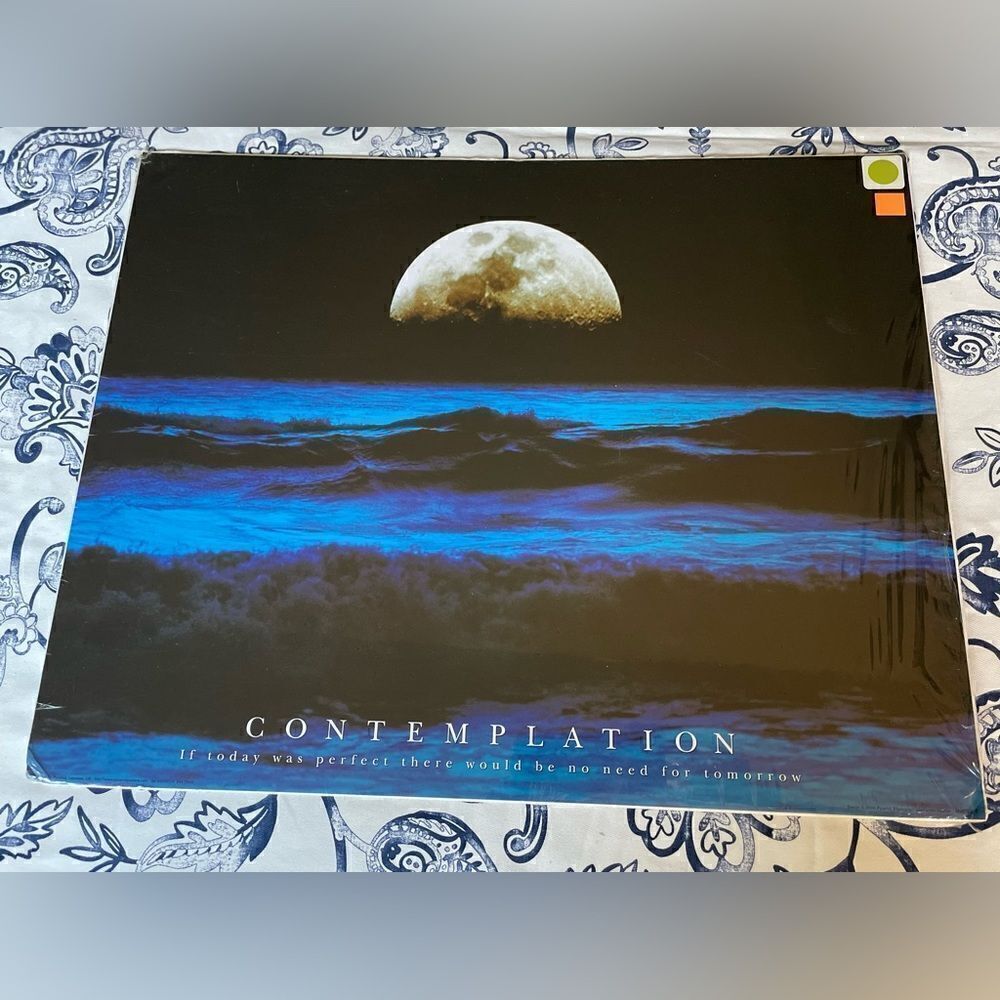 NEW! CONTEMPLATION Contemporary & Photo Poster Motivational 16” x 20” NWT